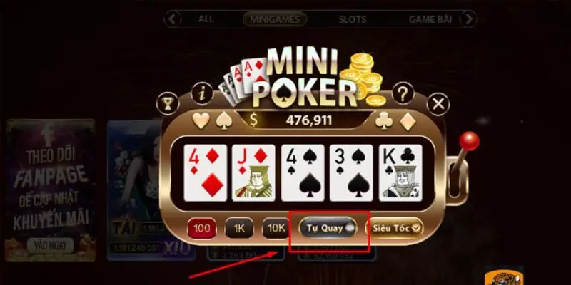 Bí quyết chinh phục Mini poker 789Bet cho anh em cược thủ