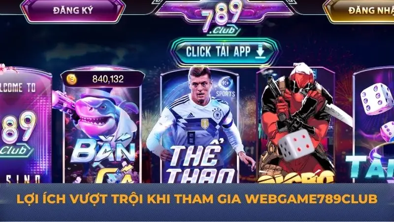 Webgame789club.tv - Sảnh cược với hàng trăm game hay