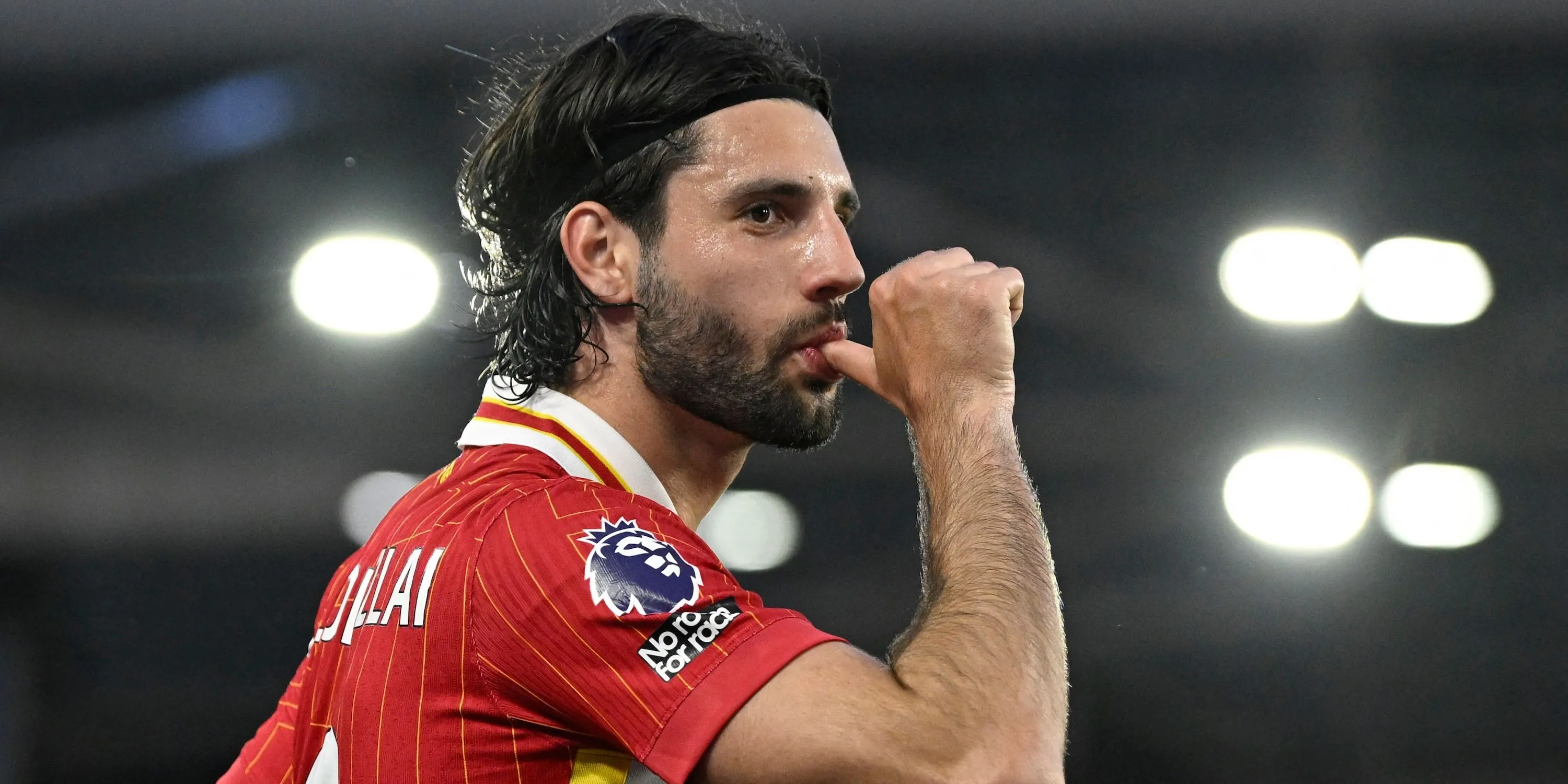 Dominik Szoboszlai, tiền vệ Liverpool, trong một trận đấu