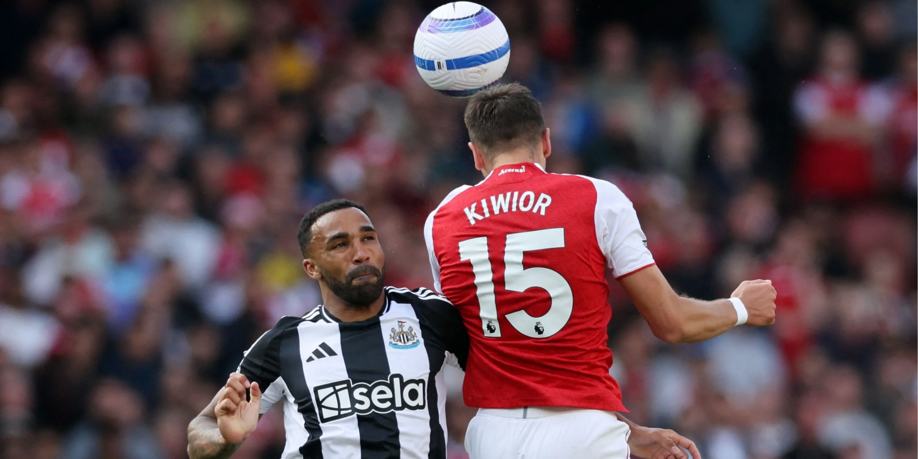 Jakub Kiwior trong trận Arsenal vs Newcastle, nơi anh thể hiện phong độ cao