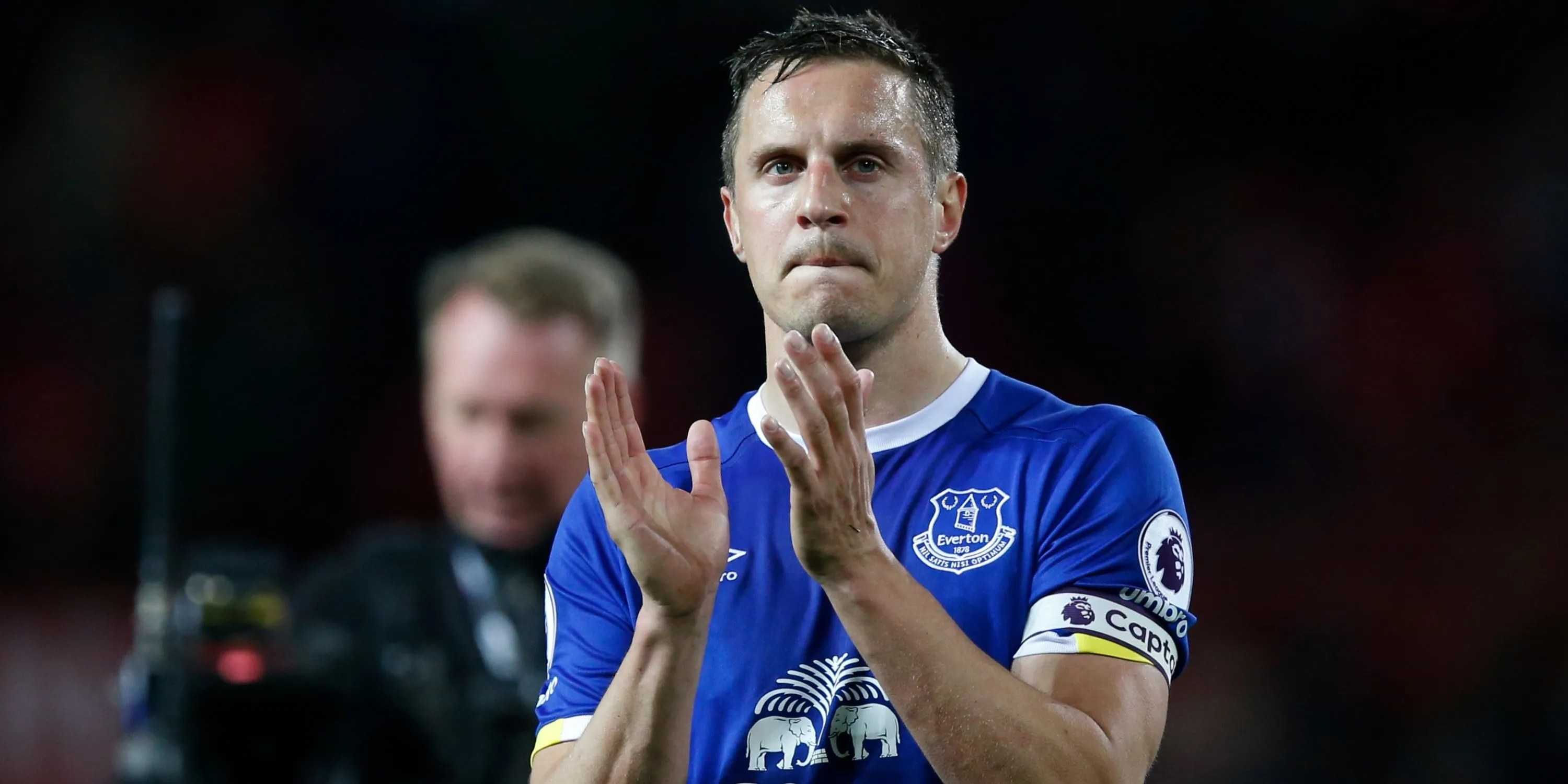 Phil Jagielka trong màu áo Everton