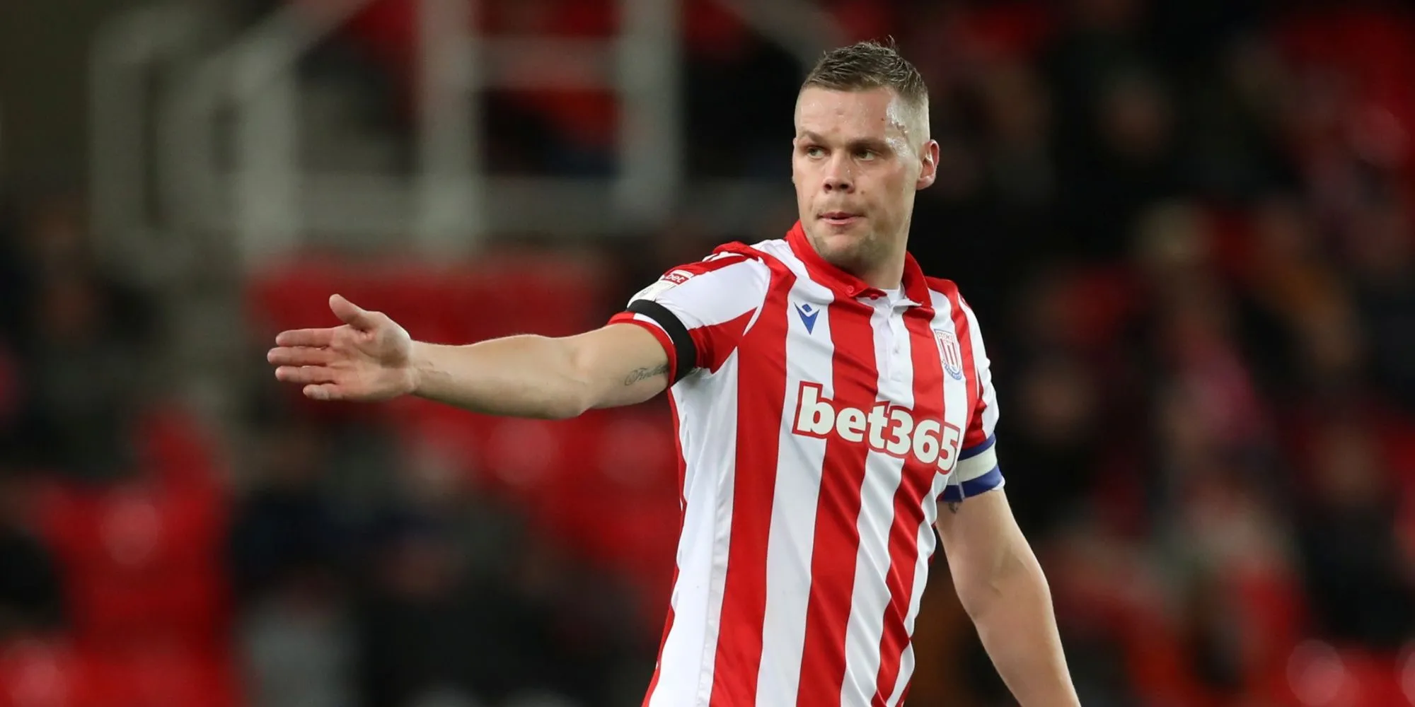 Ryan Shawcross trong màu áo Stoke City
