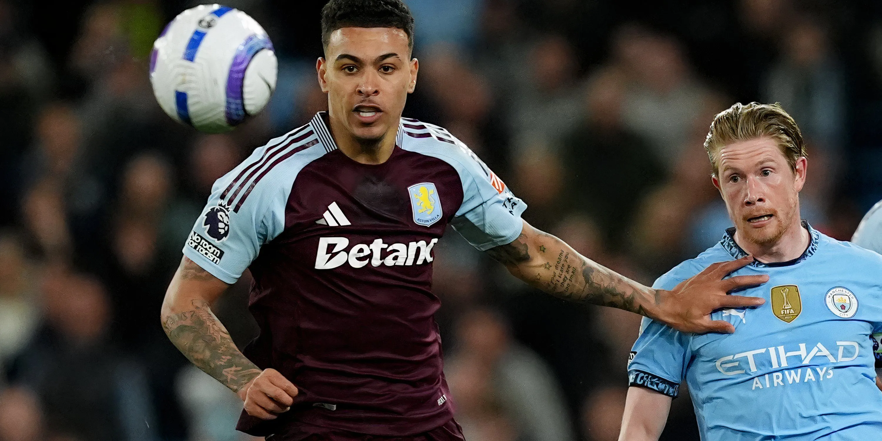 So sánh Morgan Rogers của Aston Villa và Kevin De Bruyne của Manchester City trong bối cảnh tin đồn chuyển nhượng Ngoại hạng Anh