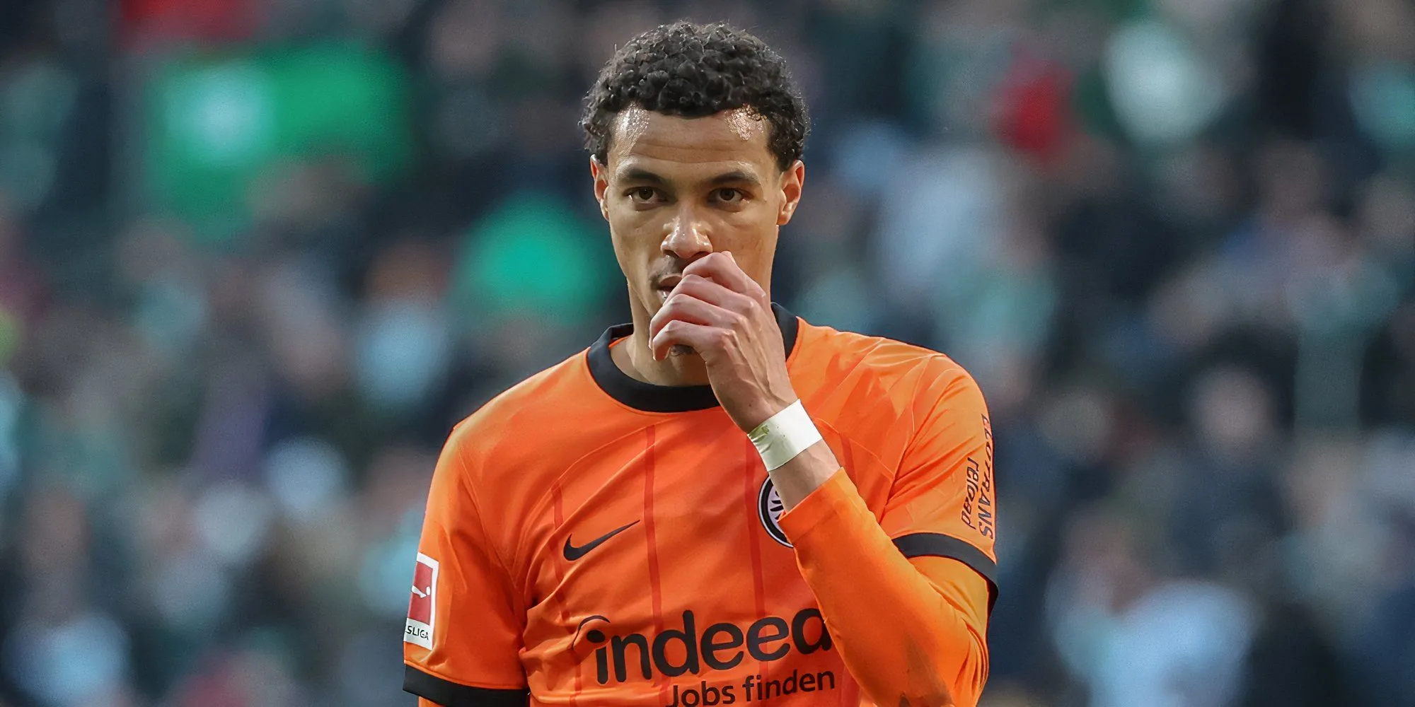 Hugo Ekitike trong màu áo Eintracht Frankfurt, mục tiêu chuyển nhượng tiềm năng của Liverpool