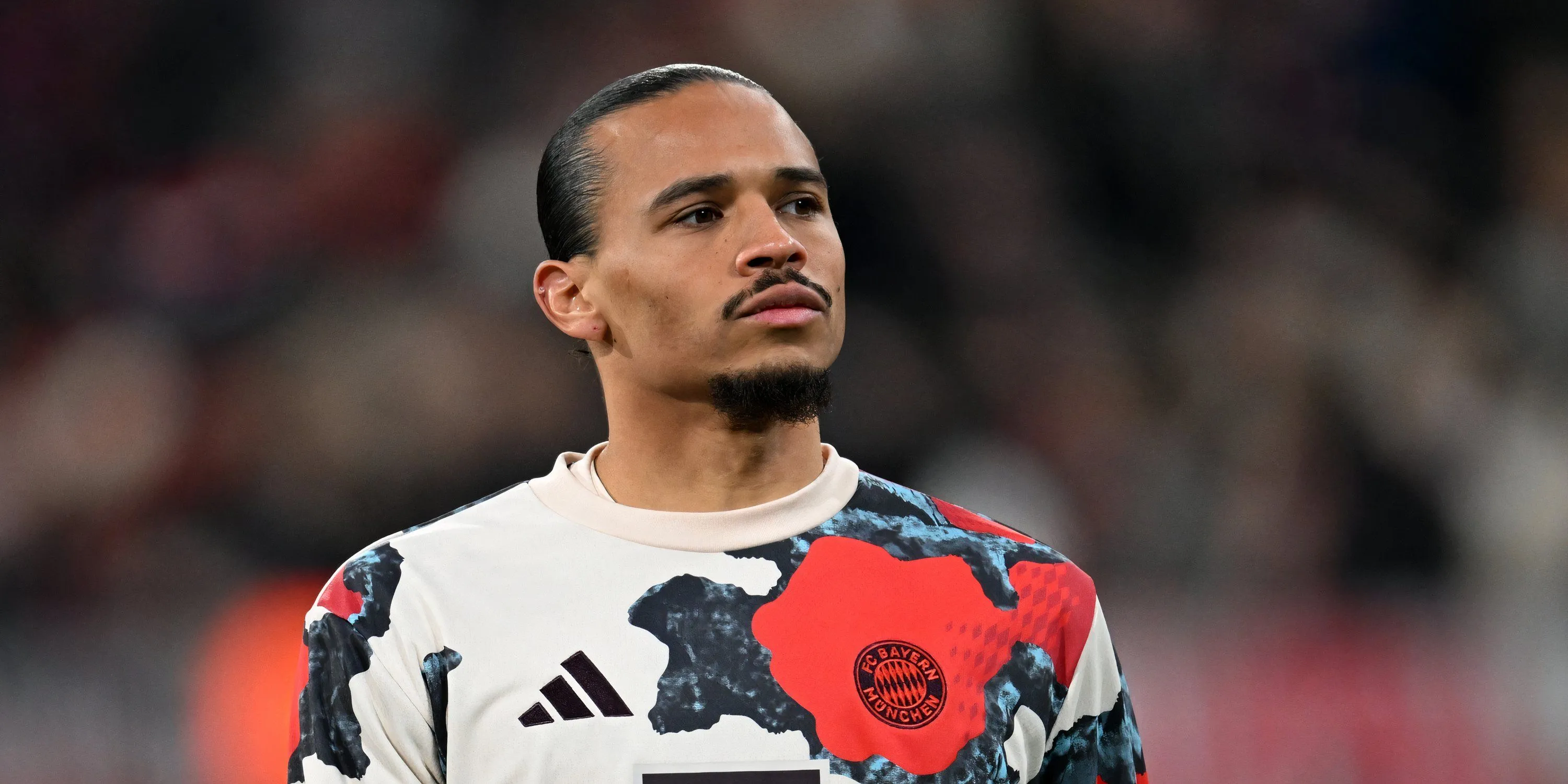 Leroy Sané trong màu áo Bayern Munich, cầu thủ được Arsenal và Tottenham theo đuổi