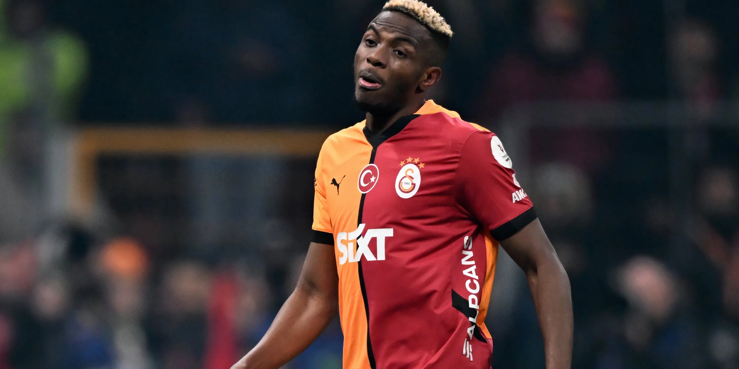 Tiền đạo Victor Osimhen trong màu áo Napoli