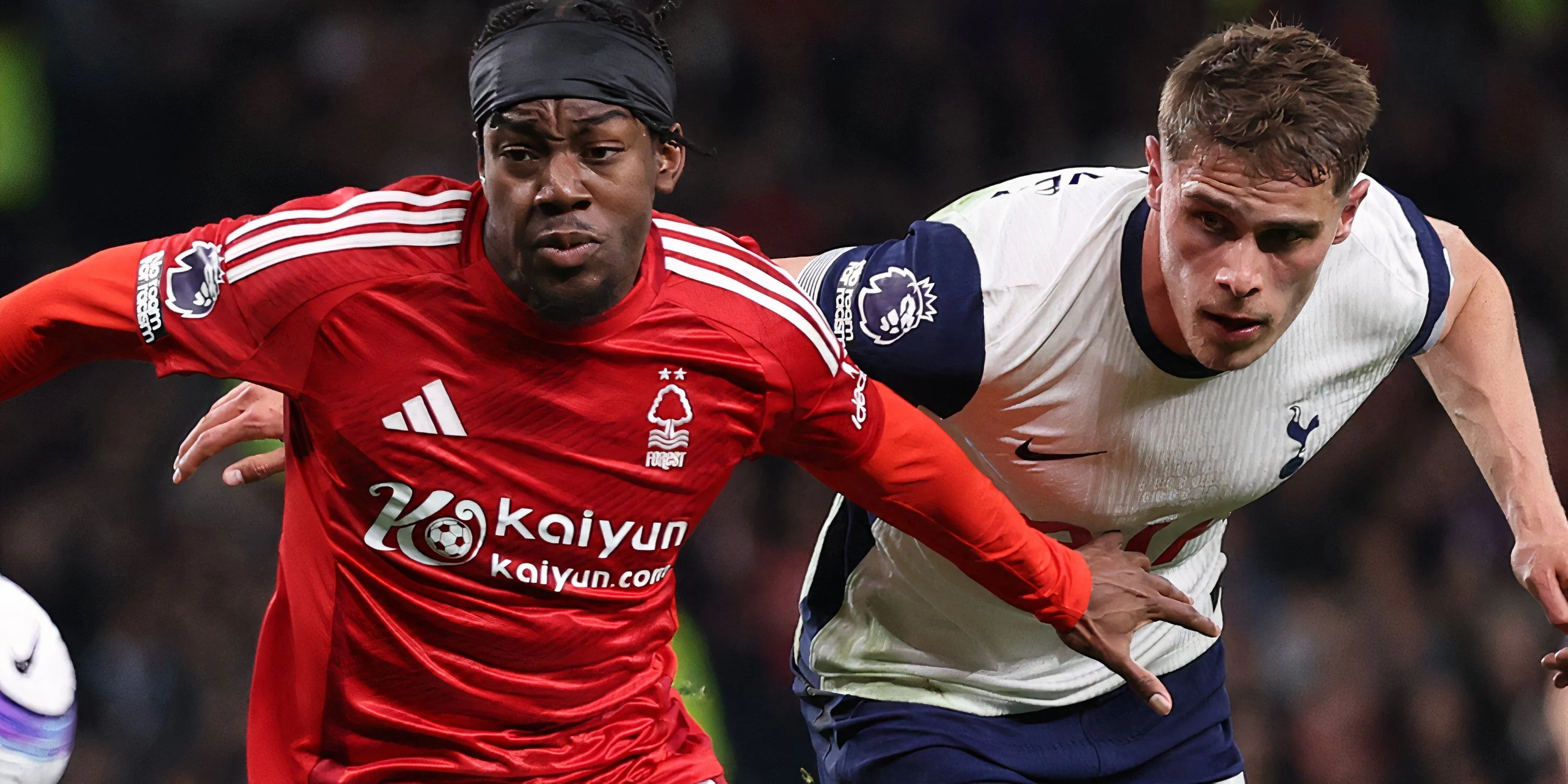 Anthony Elanga trong màu áo Nottingham Forest thể hiện tốc độ bứt phá