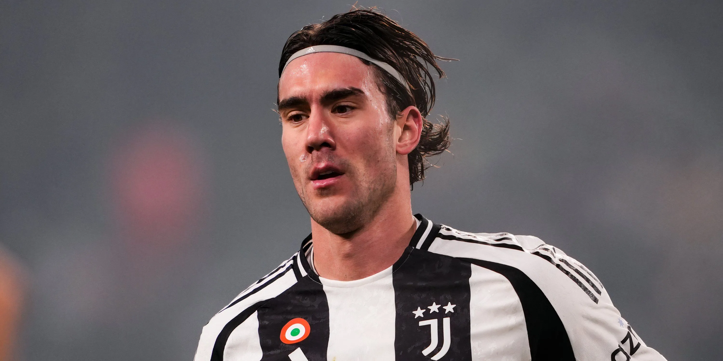 Dusan Vlahovic trong một trận đấu của Juventus tại Serie A