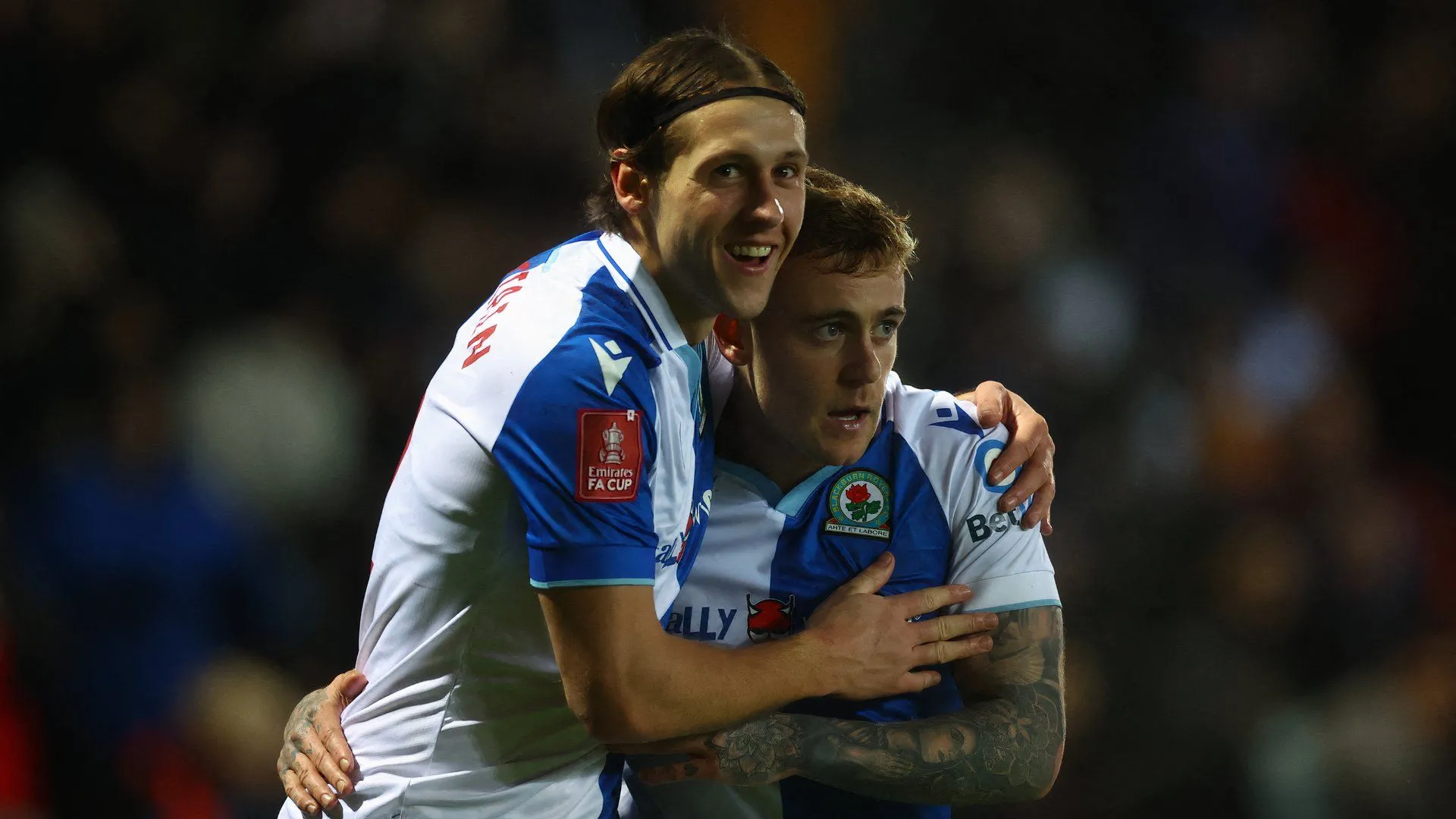 Hậu vệ Callum Brittain của Blackburn Rovers, mục tiêu chuyển nhượng của Derby và Middlesbrough