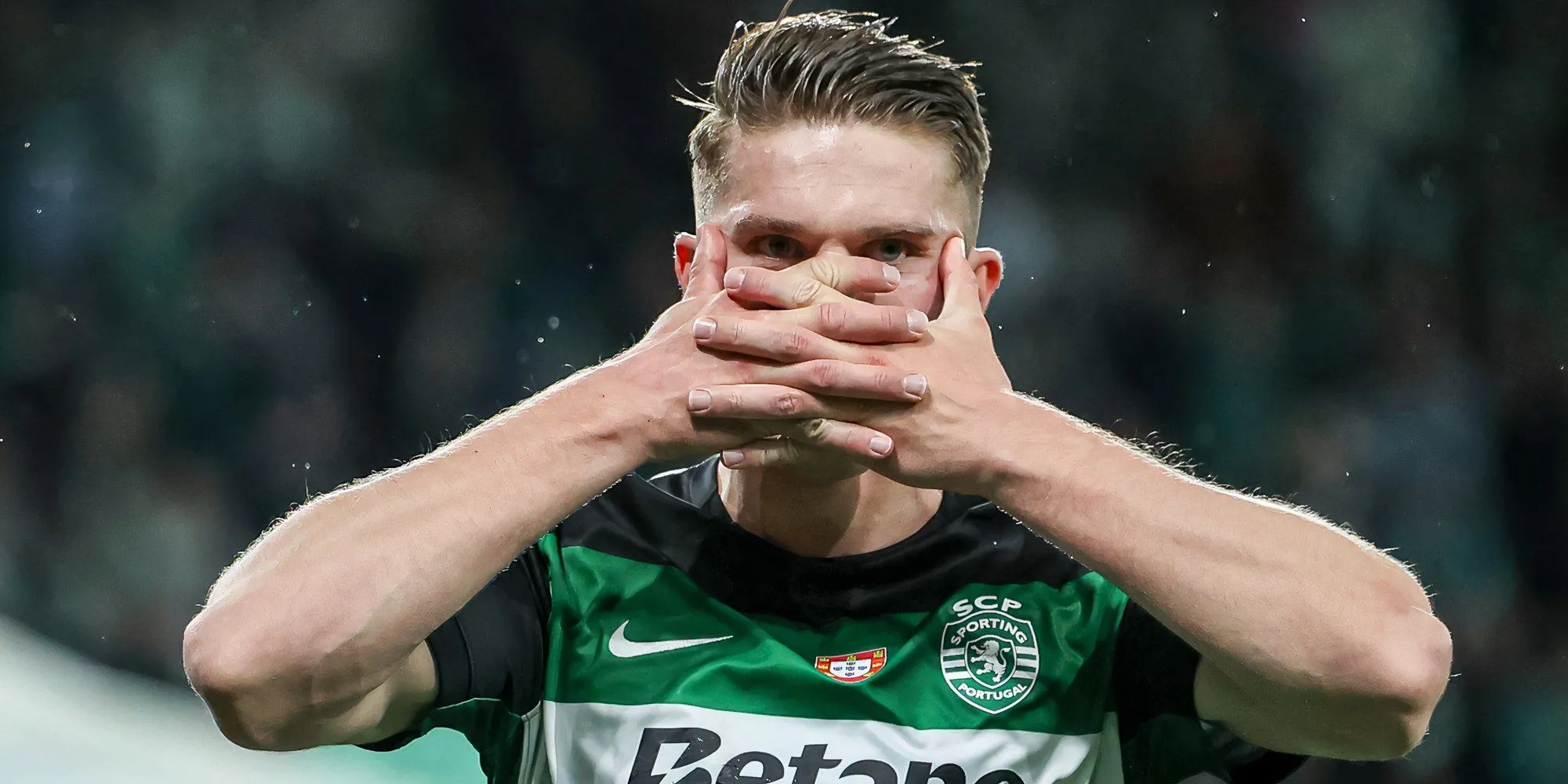 Tiền đạo Viktor Gyokeres trong màu áo Sporting Lisbon, mục tiêu chuyển nhượng của Arsenal