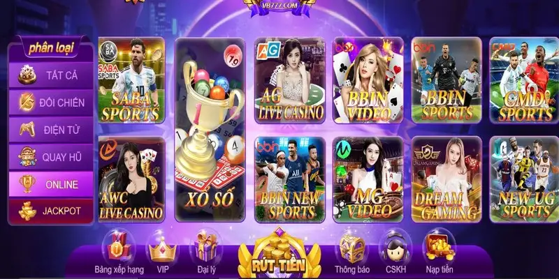 VB777 – Cổng game online uy tín hàng đầu khu vực châu Á