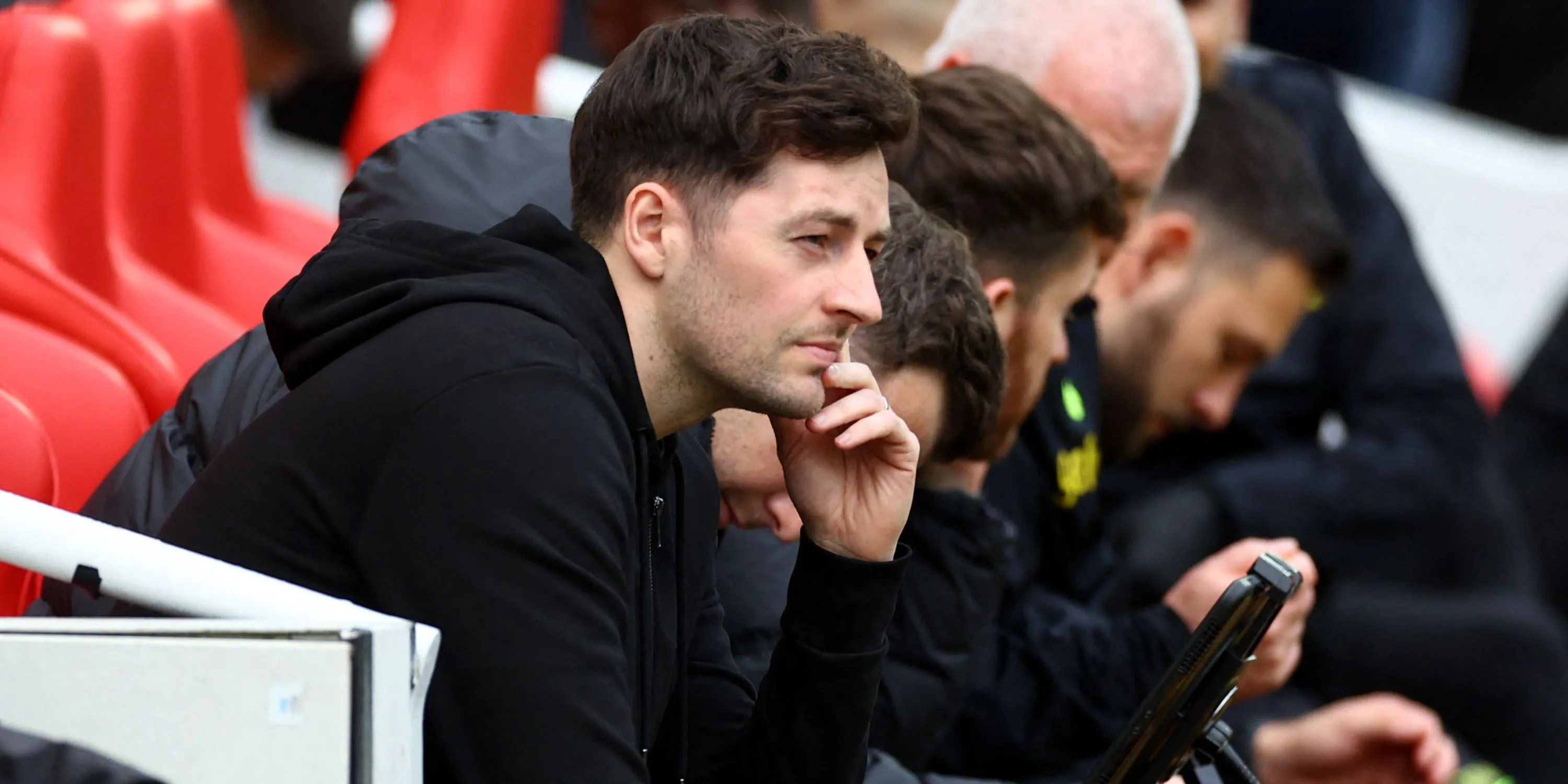 HLV Ryan Mason trên băng ghế chỉ đạo Spurs, người đang dẫn dắt West Brom hướng đến mục tiêu thăng hạng Premier League