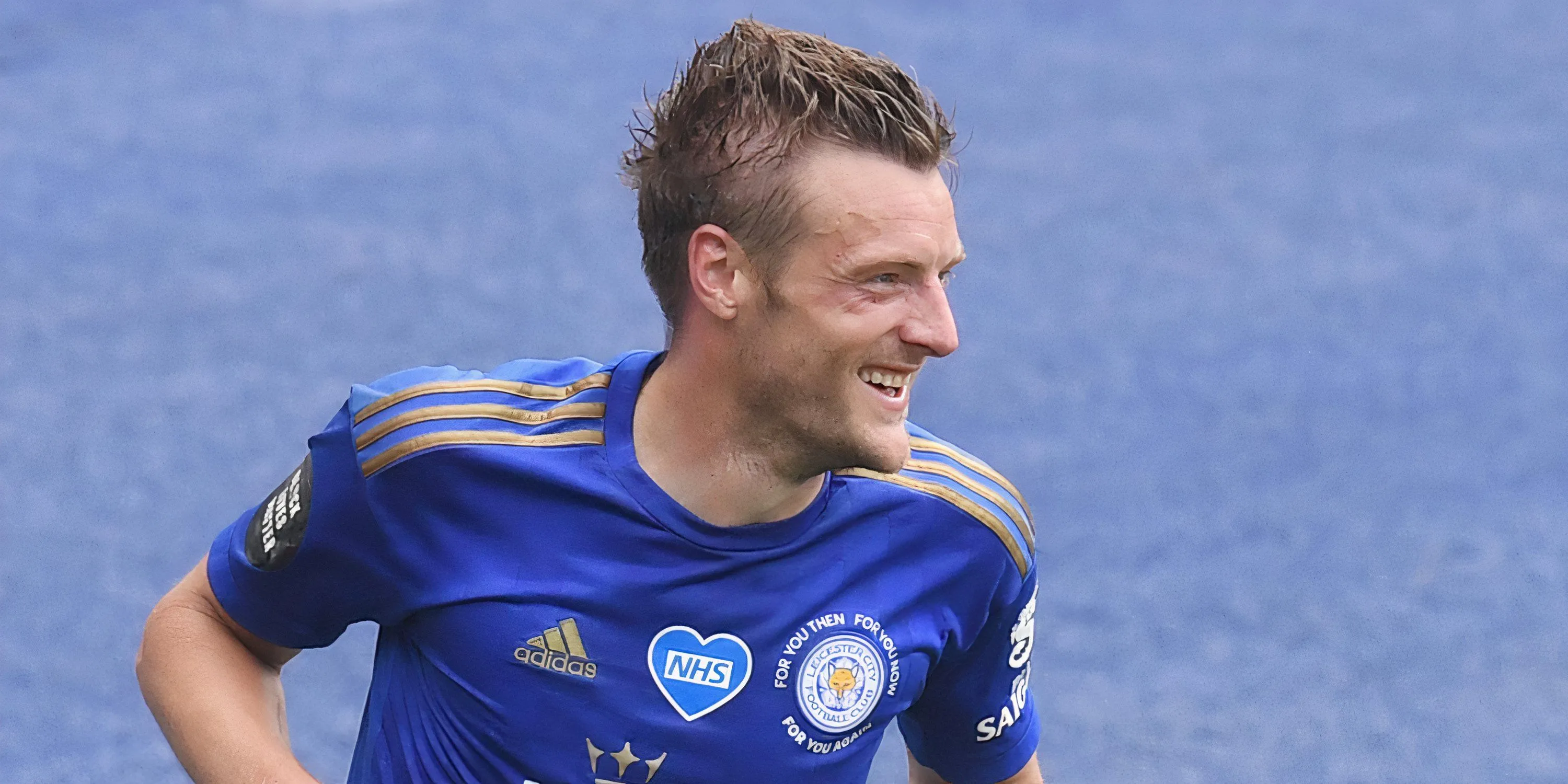 Jamie Vardy cùng danh hiệu Vua phá lưới Ngoại hạng Anh khi còn ở Leicester City