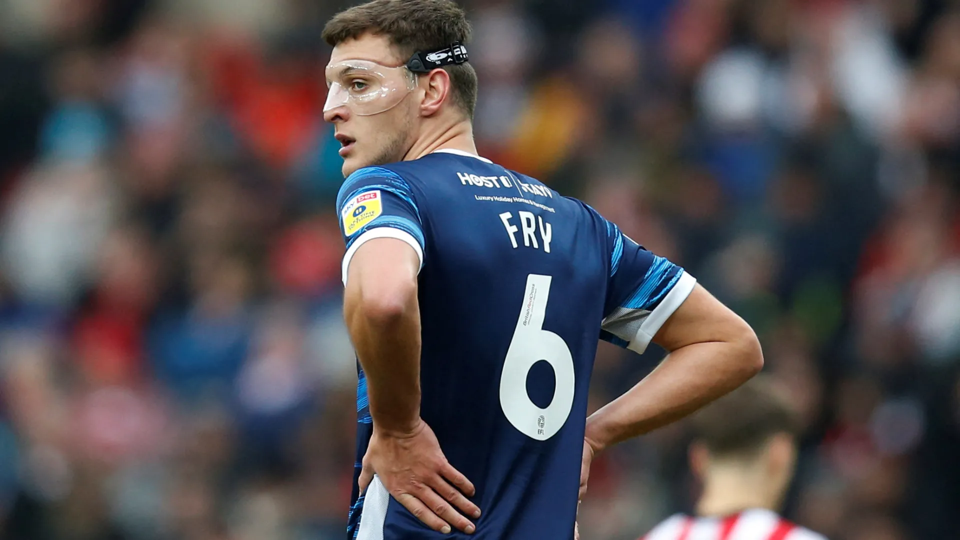 Trung vệ Dael Fry của Middlesbrough trên sân Riverside