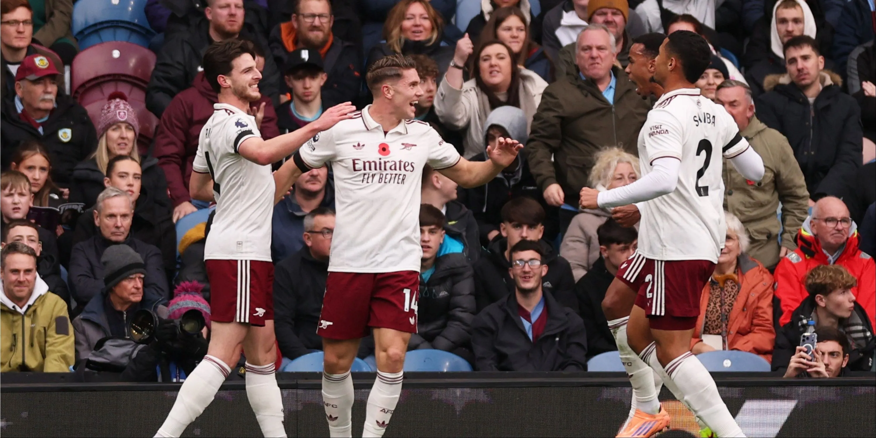 Gabriel, Rice, Gyokeres trong áo Arsenal