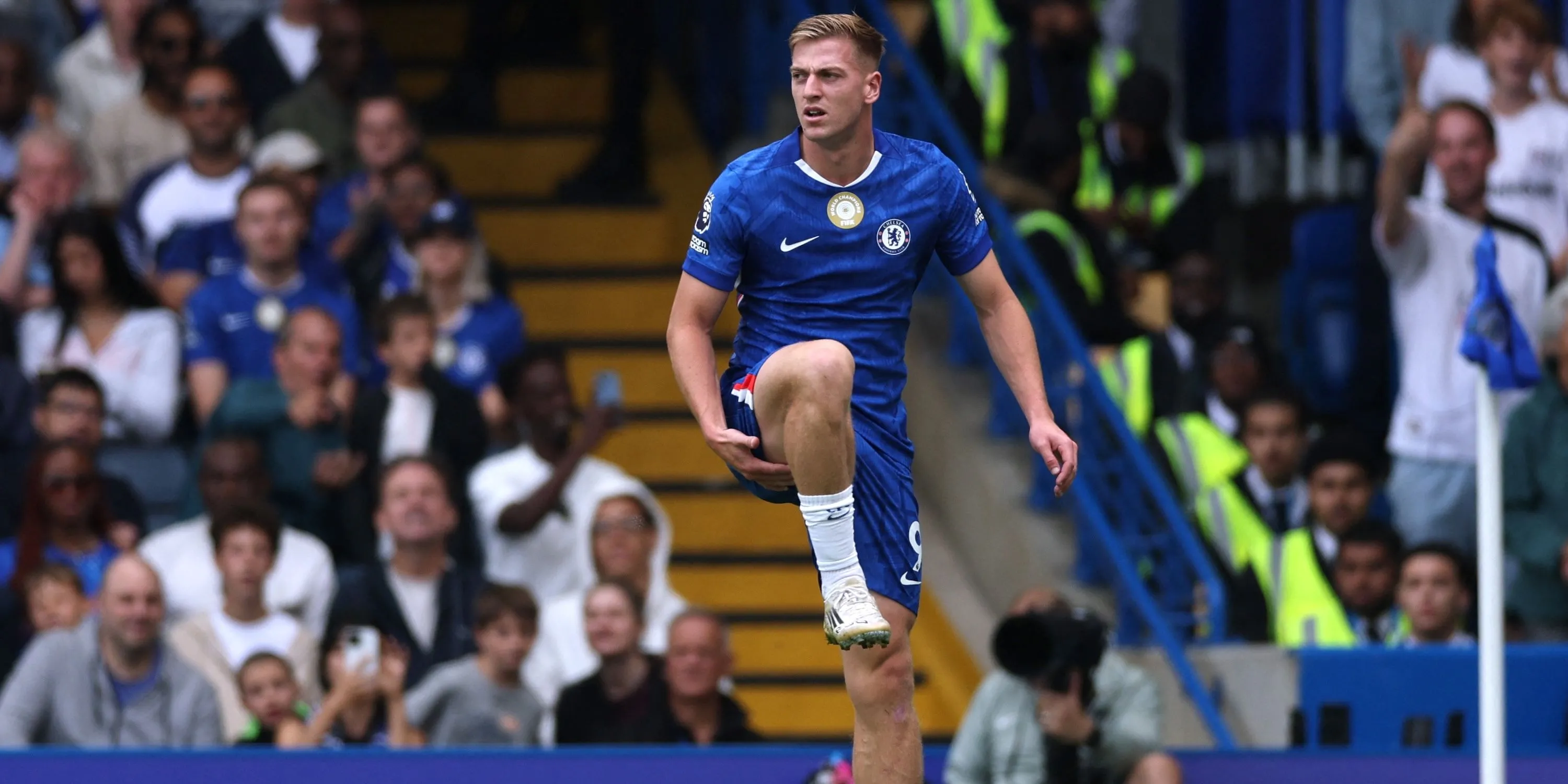 Liam Delap của Chelsea chịu chấn thương trong trận đấu gần đây